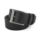 Leather Belt Kouros NS1004, Width 4,00cm, Black