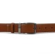 Leather Belt Iris 36, Width 3,50cm, Taba