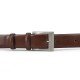 Leather Belt Kouros, Width 3,50cm, Brown
