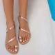 Women Leather Sandals Tsakiris 101, Bronze