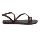 Women Leather Sandals Tsakiris 101, Brown