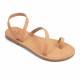 Women Leather Sandals Tsakiris 101, Natural