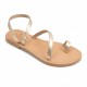 Women Leather Sandals Tsakiris 101, Gold