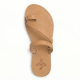 Women Leather Sandals Tsakiris 106, Natural