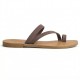 Women Leather Sandals Tsakiris 106, Taupe