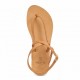 Women Leather Sandals Tsakiris 1091, Natural