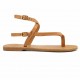 Women Leather Sandals Tsakiris 1091, Natural
