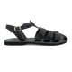 Women Leather Sandals Tsakiris 2011, Black