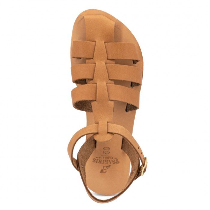 Women Leather Sandals Tsakiris 2011, Taba