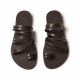 Women Leather Sandals Tsakiris 921, Brown