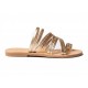 Women Leather Sandals Tsakiris 921, Gold