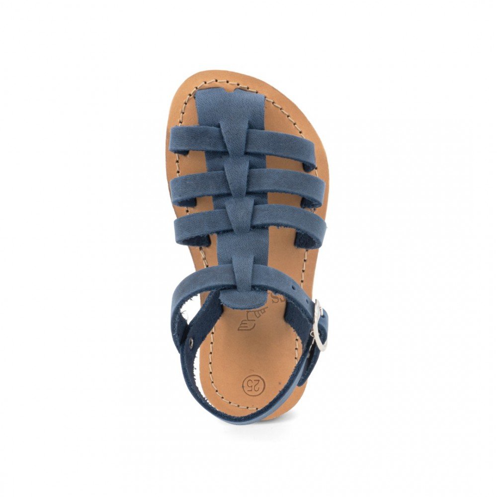 Children Leather Sandals Tsakiris Κ151, Blue Children Leather Sandals Tsakiris Κ151, Blue