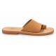 Women Leather Sandals Tsakiris , 5 Taba