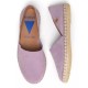 Women Leather Espadrilles Carmen Verbenas, Lilac
