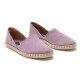 Women Leather Espadrilles Carmen Verbenas, Lilac Women Leather Espadrilles Carmen Verbenas, Lilac