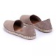 Women Leather Espadrilles Carmen Verbenas, Taupe