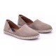 Women Leather Espadrilles Carmen Verbenas, Taupe Women Leather Espadrilles Carmen Verbenas, Taupe
