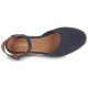 Women Leather Wedges Malena Verbenas, Blue Women Leather Wedges Malena Verbenas, Blue