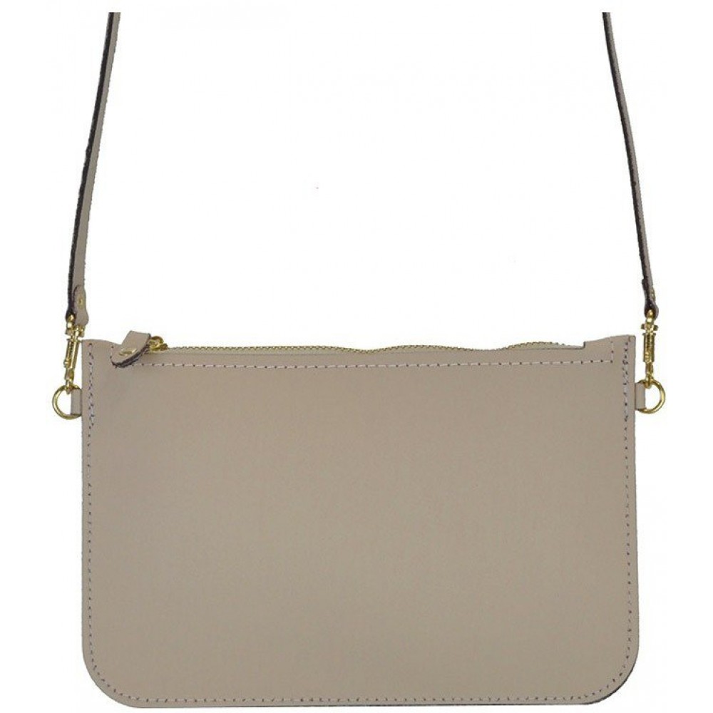 Leather Bag cod.99101 «Clean Cut» - Leather Edition, Nude