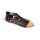 Women Leather Sandals Klimatsakis 310, Black Women Leather Sandals Klimatsakis 310, Black